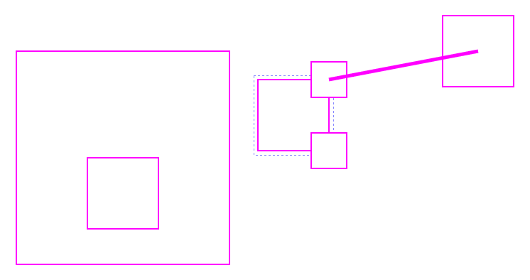 diagram-js data model: shapes and connections